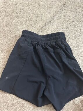 lululemon athletica Black Women's Athletic Shorts with Elastic Waist